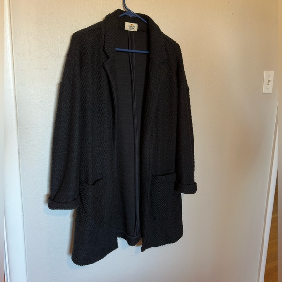 Marine Layer Birdseye Long Cardigan Coat - Picture 5 of 7